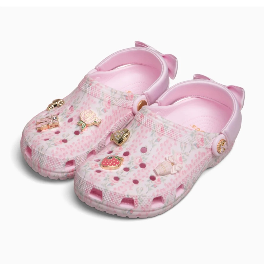 LoveShackFancy x Crocs Kids Pink Floral Clog